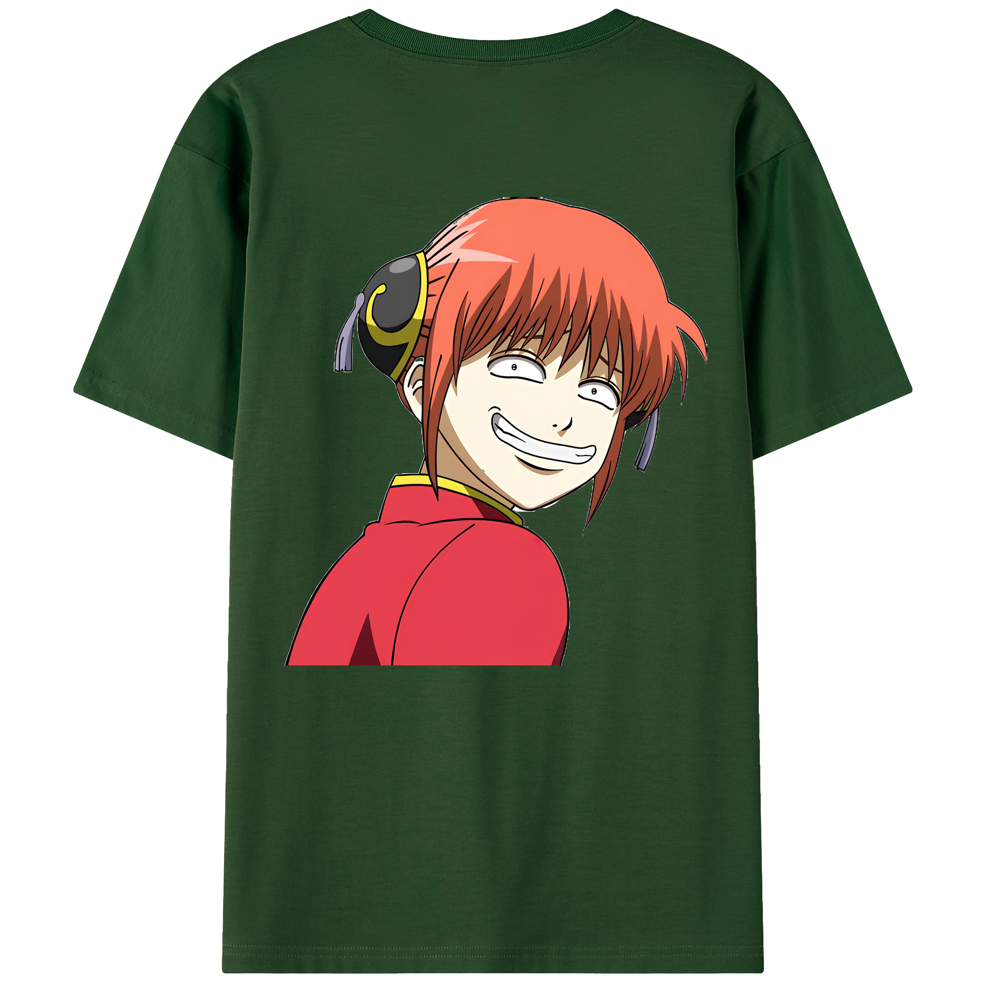 （画像用） ぎんたま 坂田銀時（さかたぎんとき） 神楽 志村新八（しむら しんぱち） GINTAMA Sakata Gintoki Kagura Shimura Shinpachi 綿100％半袖Tシャツ（背面プリント）